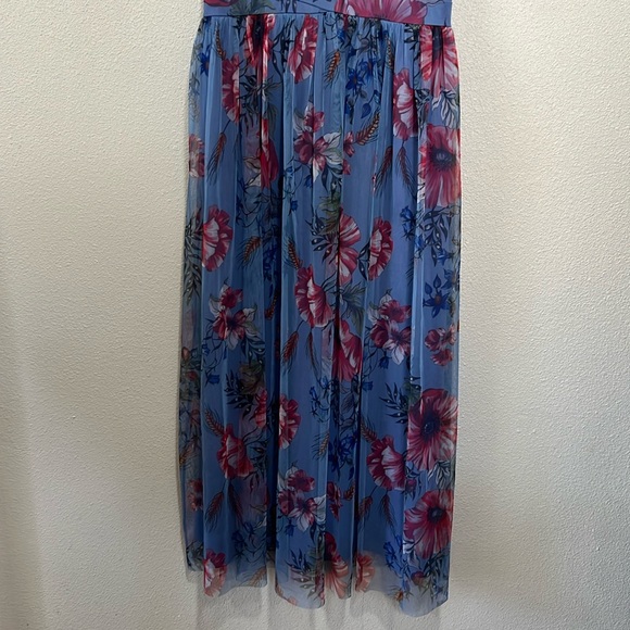 Candalite Petite Floral Maxi Dress - Picture 4 of 8